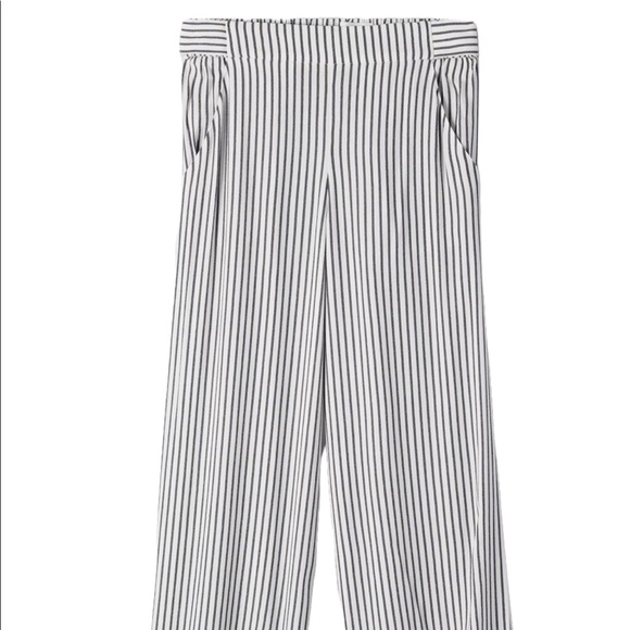 ARITZIA Wilfred Faun Pants in Black Stripe - Picture 6 of 11